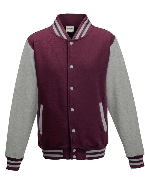 BURGUNDY/HEATHER GREY