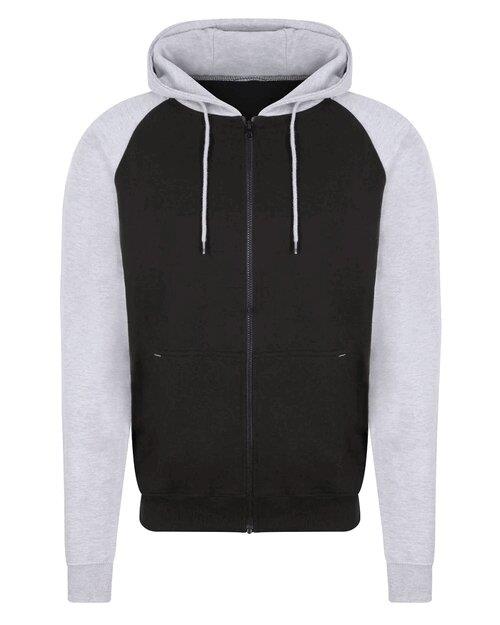 JET BLACK/HEATHER GREY