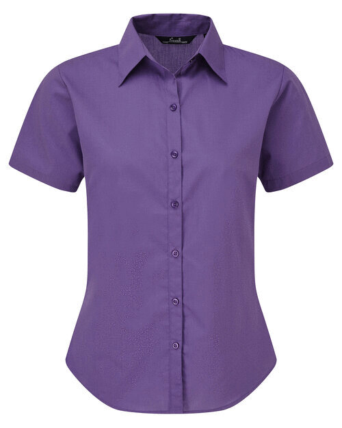 Prestige Leisure UK Ltd | PR302 LADIES SHORT SLEEVE POPLIN BLOUSE