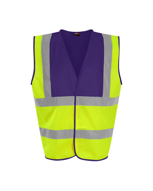 HIGH VISIBILITY YELLOW/PURPLE