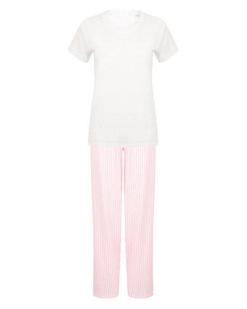 WHITE/PINK/WHITE STRIPE