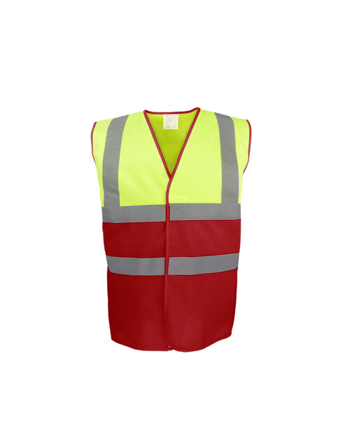 HI VIS YELLOW/RED