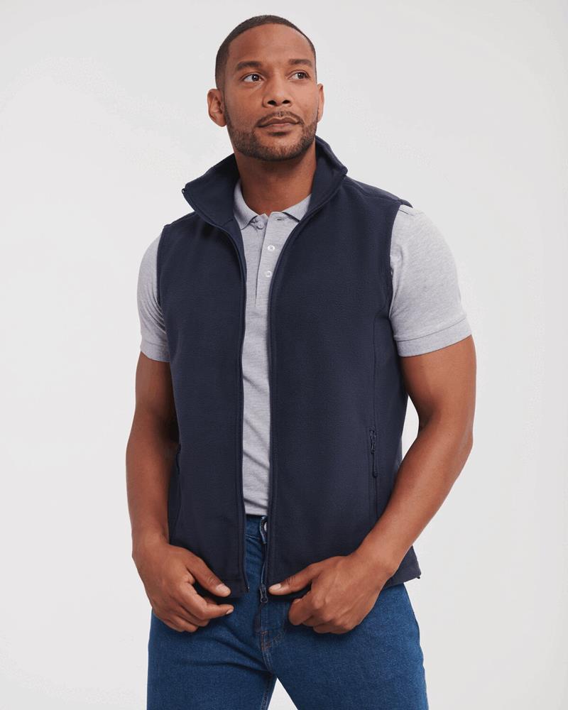 thumbnail interactive-video image 1 of Result Recycled Fleece Polarthermic Bodywarmer Vest - Mens Sleeveless Gilet 1 of 4