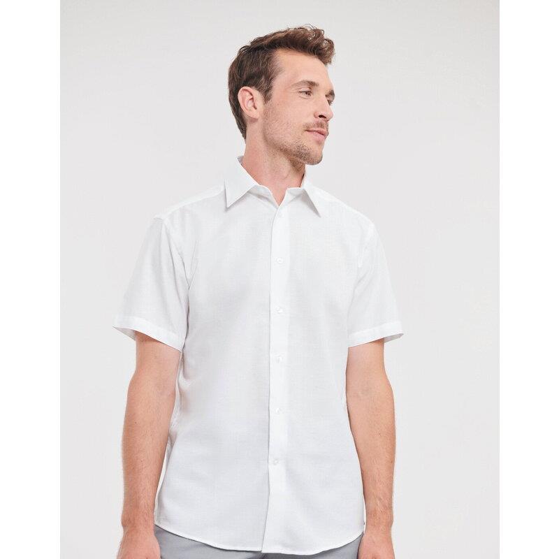Russell Athletic S/SLEEVE TAILORED OXFORD SHIRT