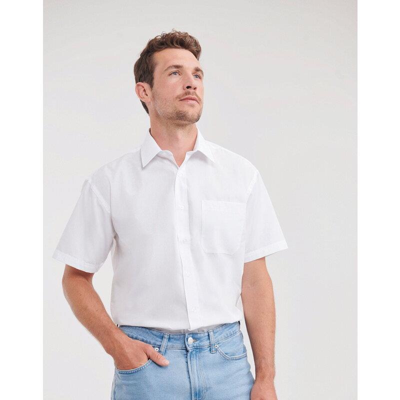 Russell Athletic MENS S/S POLYCOTTON POPLIN SH