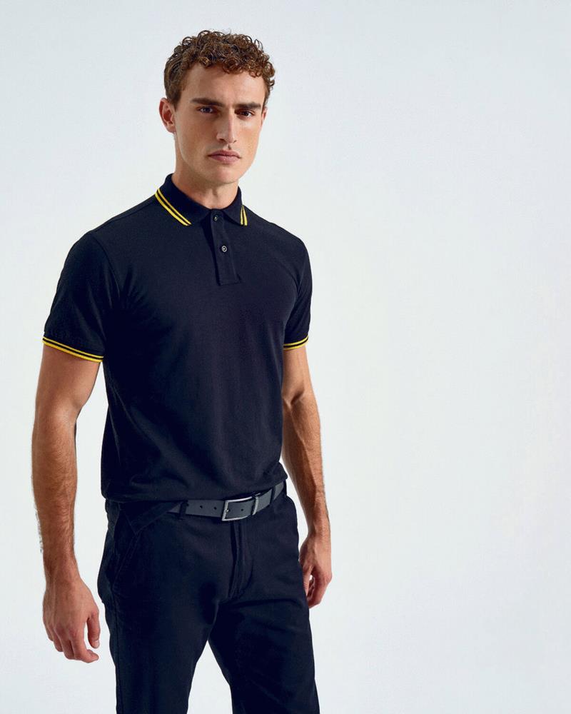 Asquith and Fox MENS CLASSIC FIT TIPPED POLO