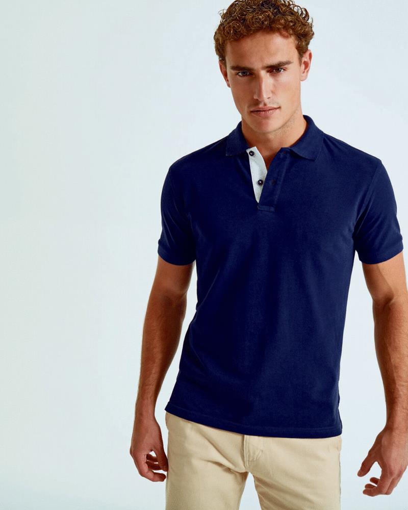 Asquith and Fox MENS CLASSIC FIT CONTRAST POLO