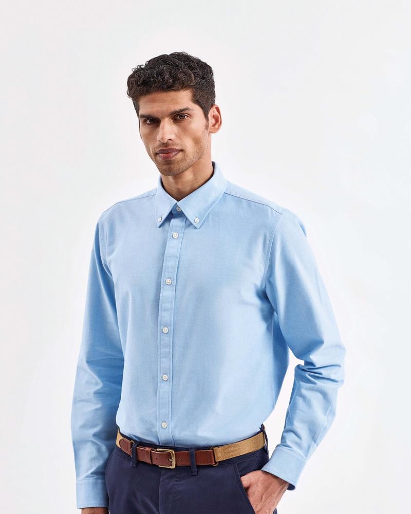 MENS LONG SLEEVE OXFORD SHIRT