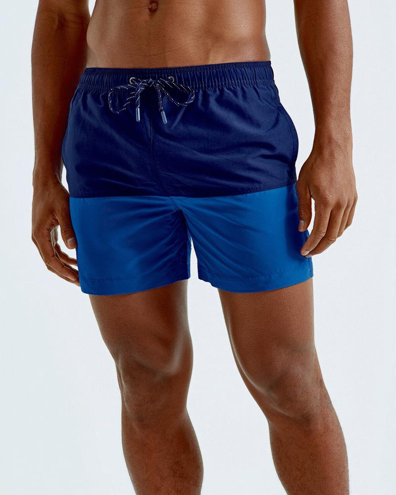 Asquith and Fox MENS BLOCK COLOUR SWIM SHORTS