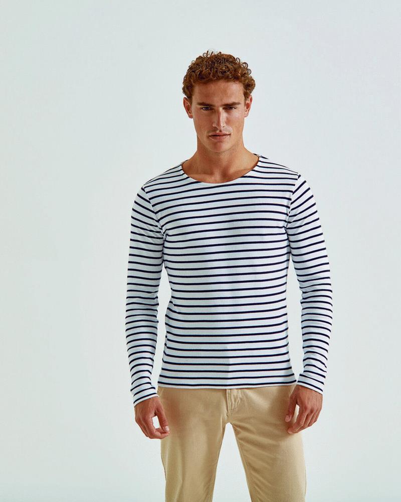 Asquith and Fox MARINIERE COASTAL L/S T-SHIRT