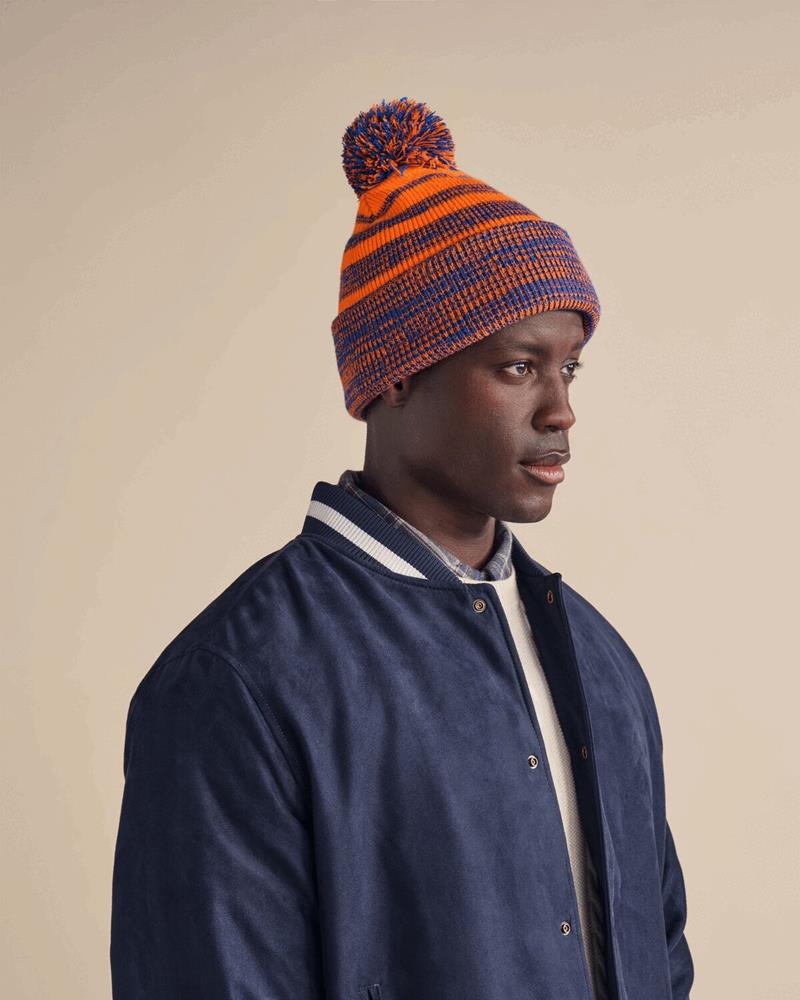 BB476M - TEAM STRIPE BEANIE