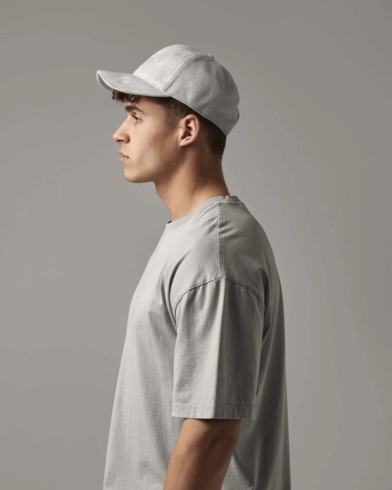BB656M - FAUX SUEDE 6 PANEL CAP