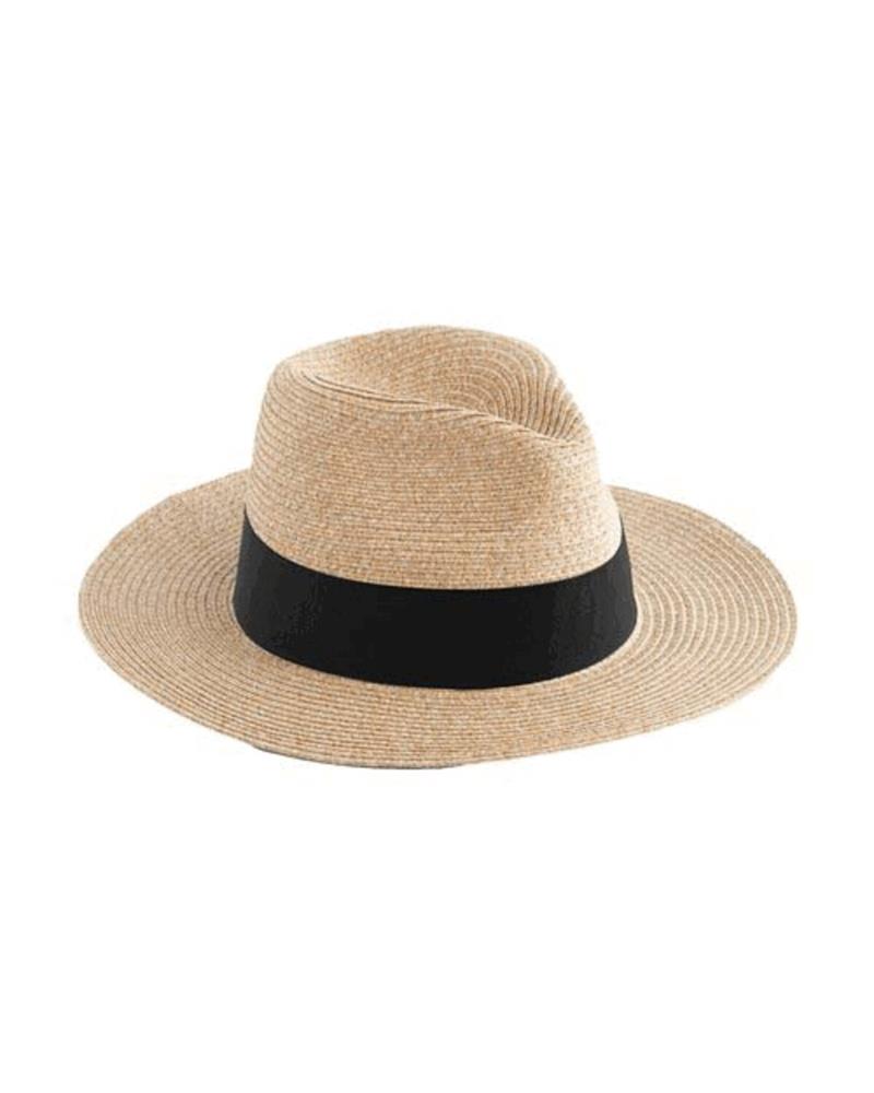 BB725M - STRAW FEDORA