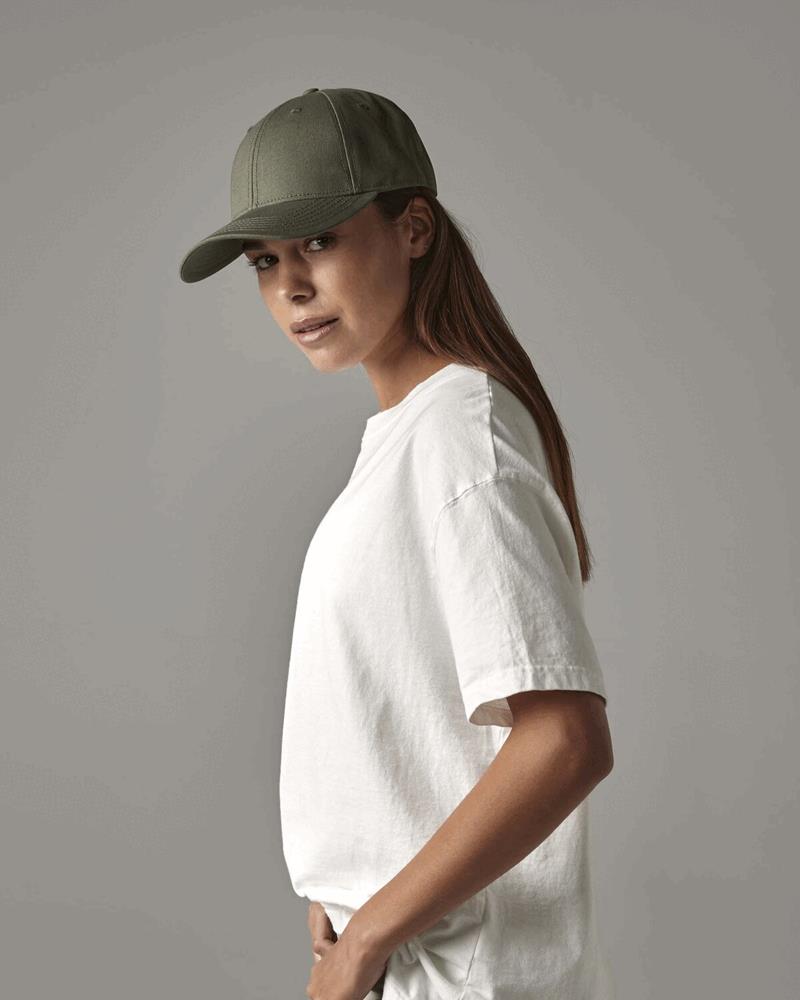 BB801M - EARTHAWARE ORGANIC COTTON CANVAS 6 PANEL CAP