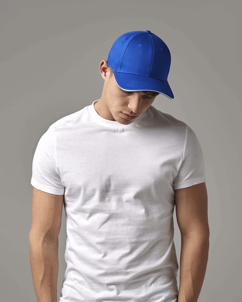 BB820C - EARTHAWARE CLASSIC ORGANIC COTTON 6 PANEL CAP - SANDWICH PEAK