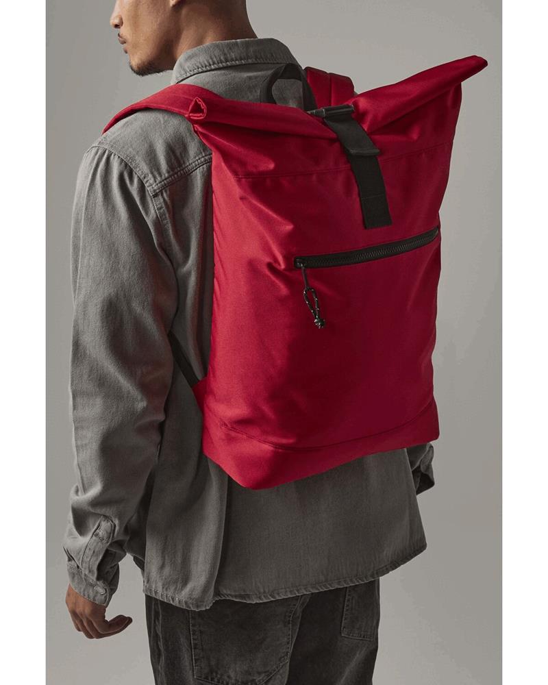 BG286M - RECYCLED ROLL-TOP BACKPACK