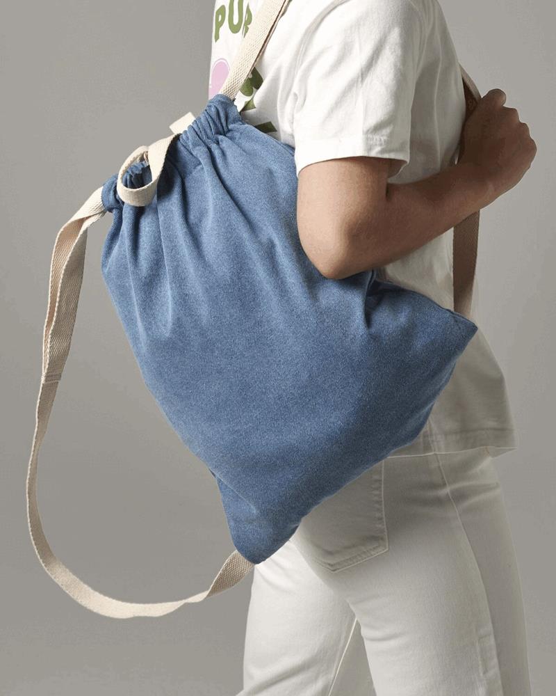 BG642M - DENIM GYMSAC