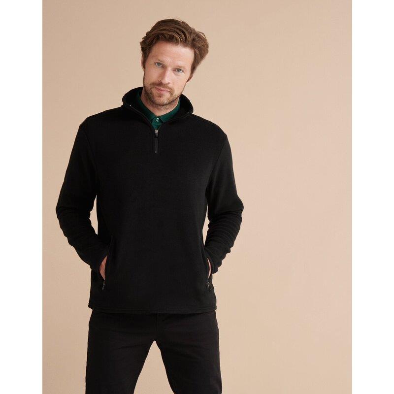 Henbury MENS 1/4 ZIP MIRCROFLEECE