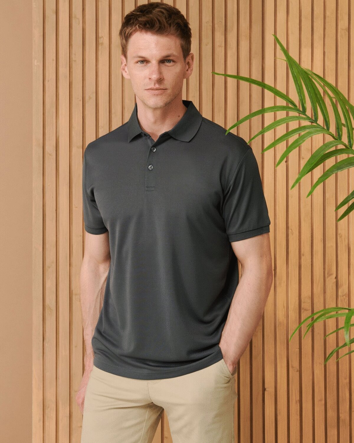 HB465M-RECYCLED POLYESTER POLO SHIRT