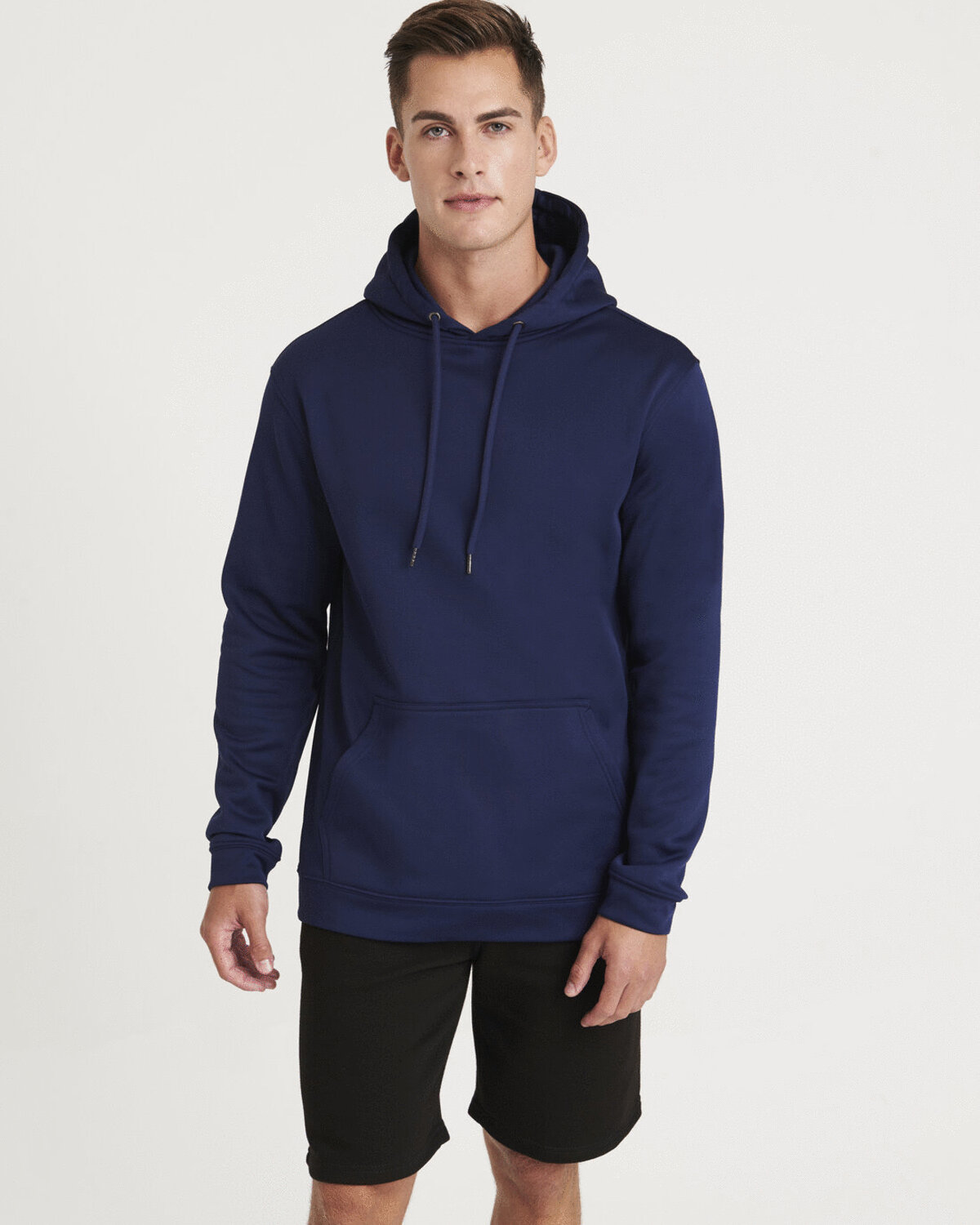 JH006M-SPORTS POLYESTER HOODIE