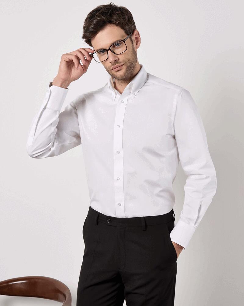 KK386M - TAILORED FIT CITY LONG SLEEVE SHIRT
