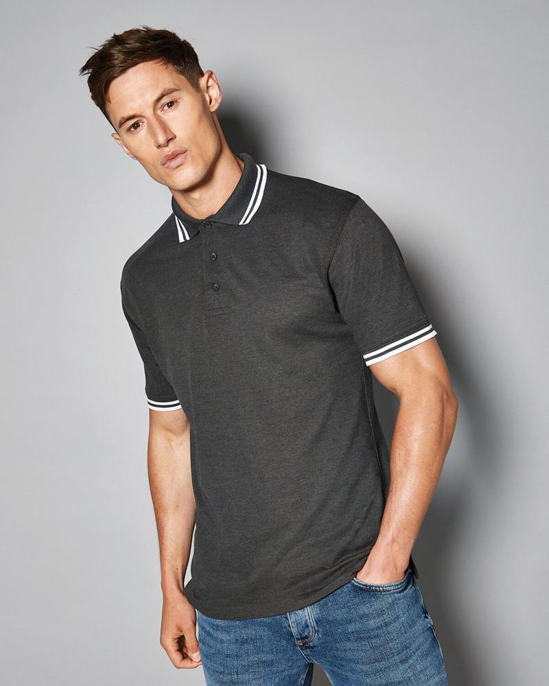 Kustom Kit TIPPED COLLAR POLO