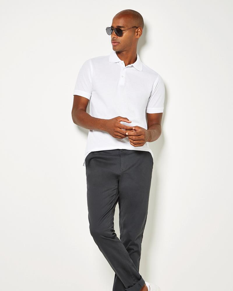 Kustom Kit MENS SLIM FIT POLO SHIRT S/S