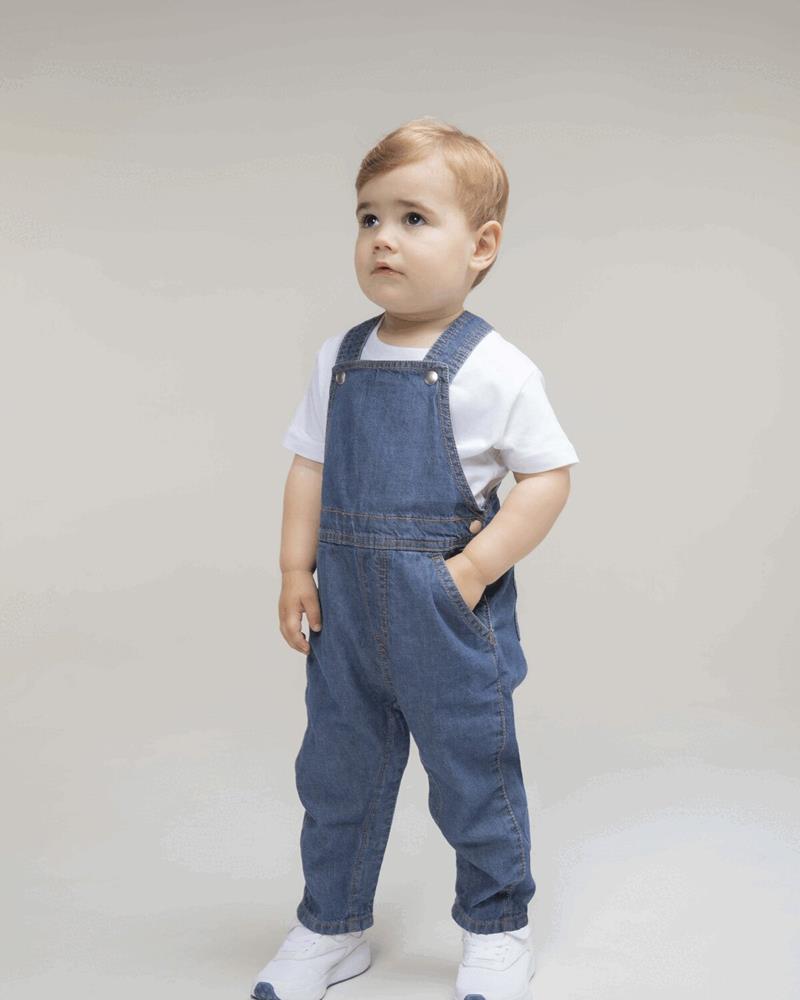 LW700B - DENIM DUNGAREES