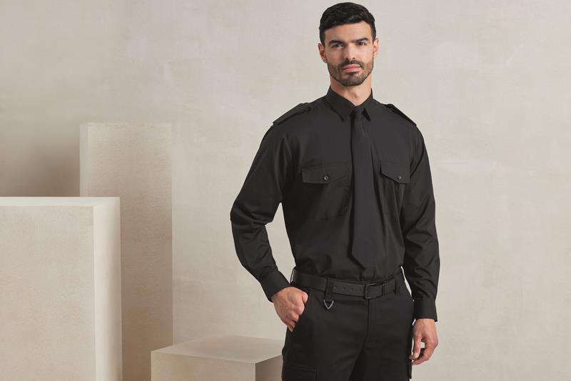 PR210M - MENS LONG SLEEVE SECURITY SHIRT