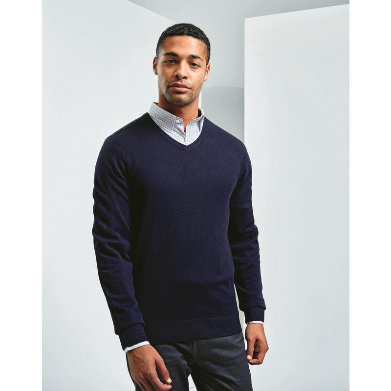 Premier Workwear ESSENTIAL MENS V-NECK SWEATER
