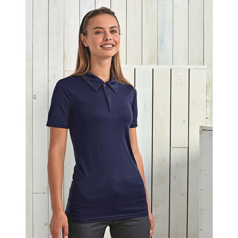 Premier Workwear COOLCHECKER STUDDED POLO SHIRT