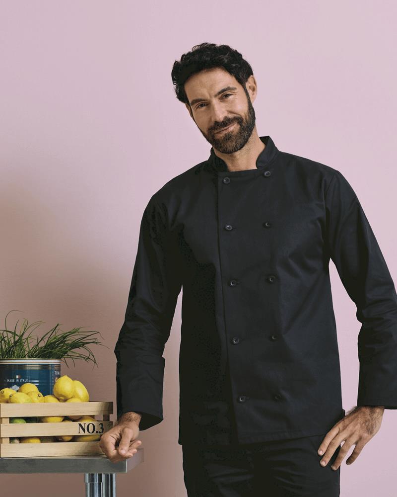 PR657M - LONG SLEEVE CHEFS JACKET