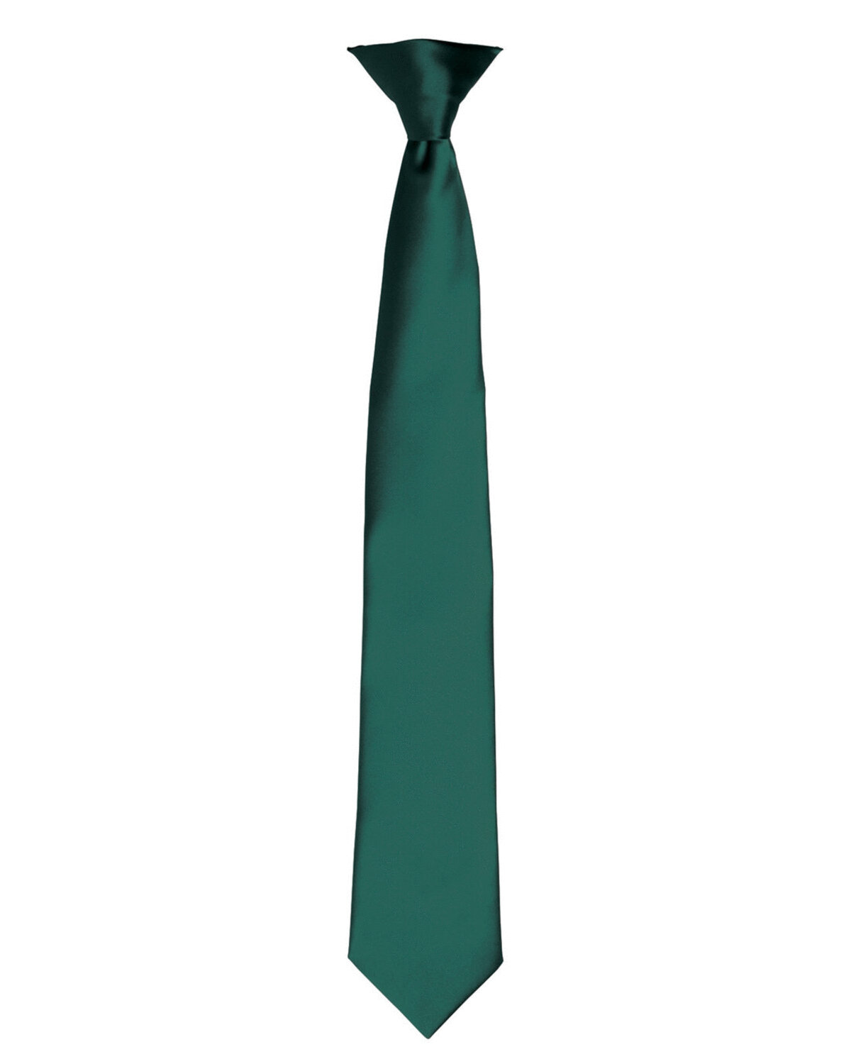 COLOURS COLLECTION SATIN CLIP ON TIE