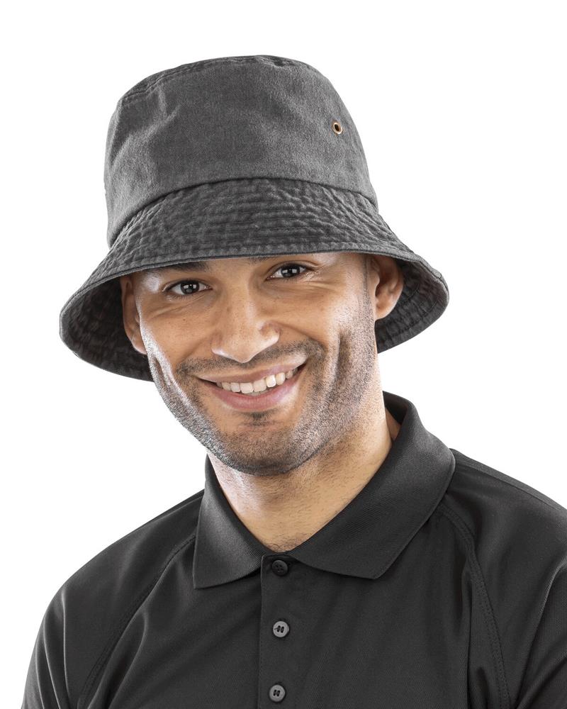 RC093M - PURE COTTON VINTAGE BUCKET HAT