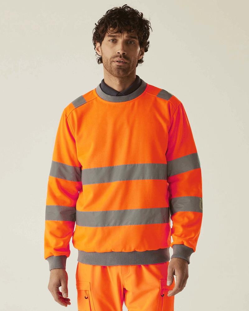 HI-VIS PRO CREW NECK SWEATER