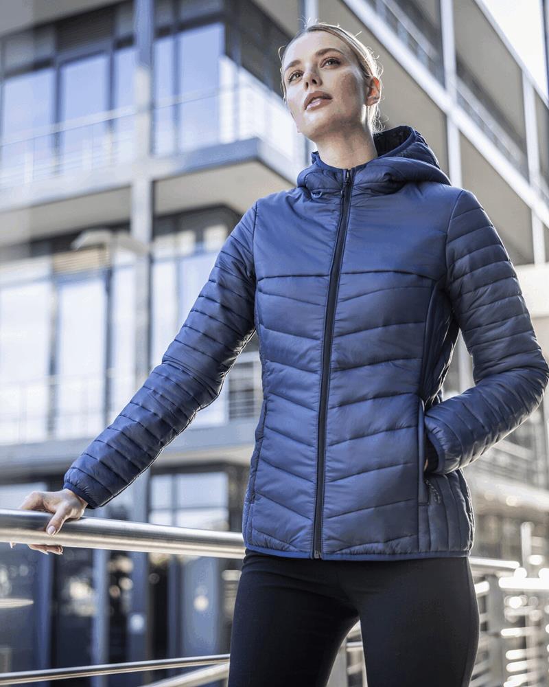 RG371F - LOFTLITE WOMENS HOODED BAFFLE JACKET