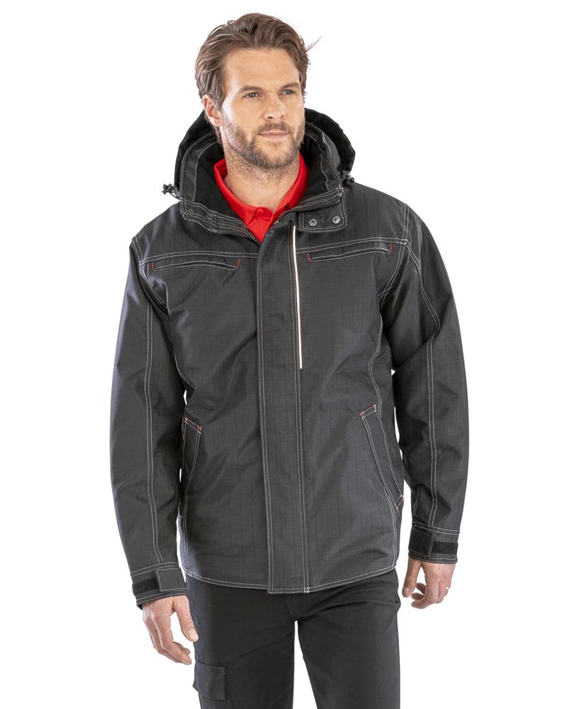 RS326M - DENIM TEXTURE RUGGED JACKET