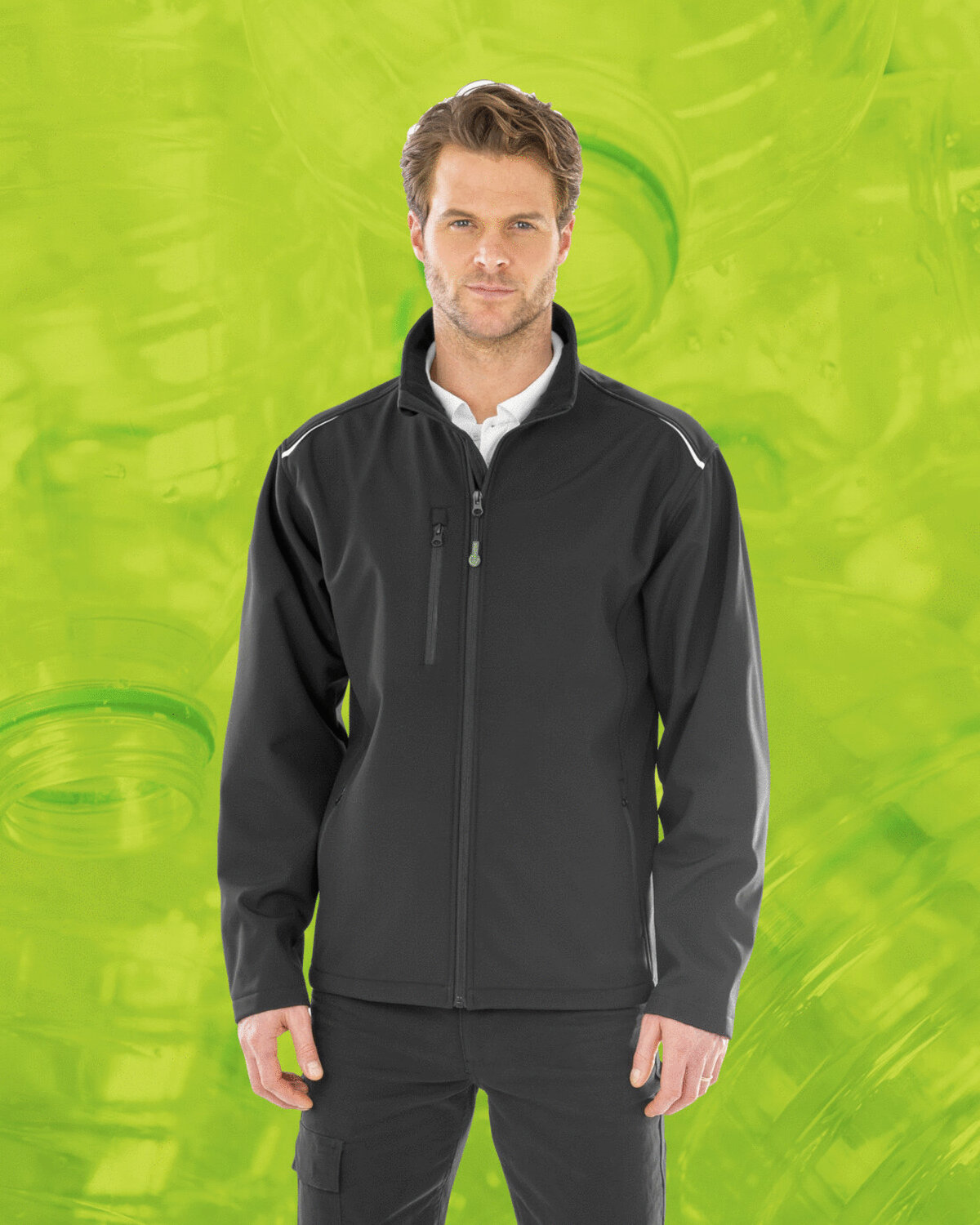 RS900M-RECYCLED 3 LAYER PRINTABLE SOFTSHELL