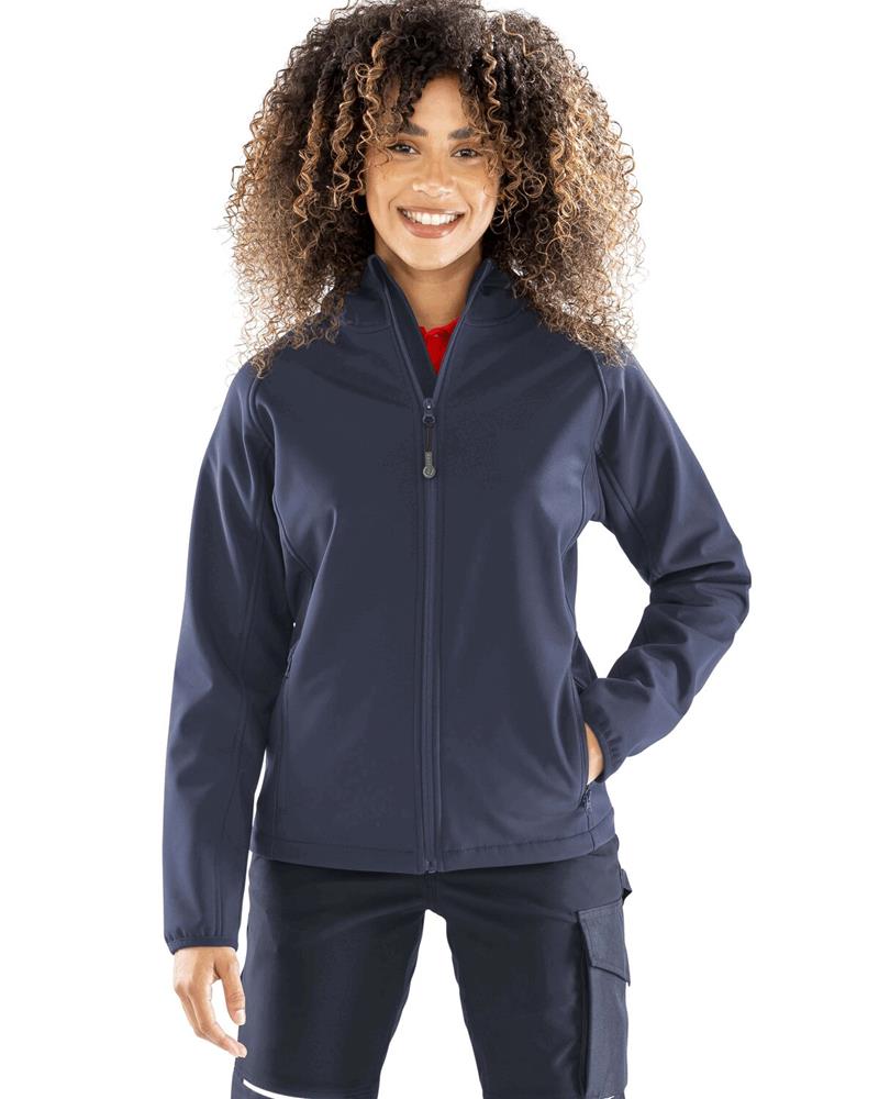 RS911F - RECYCLED 3LAYER PRINT SFTSHELL