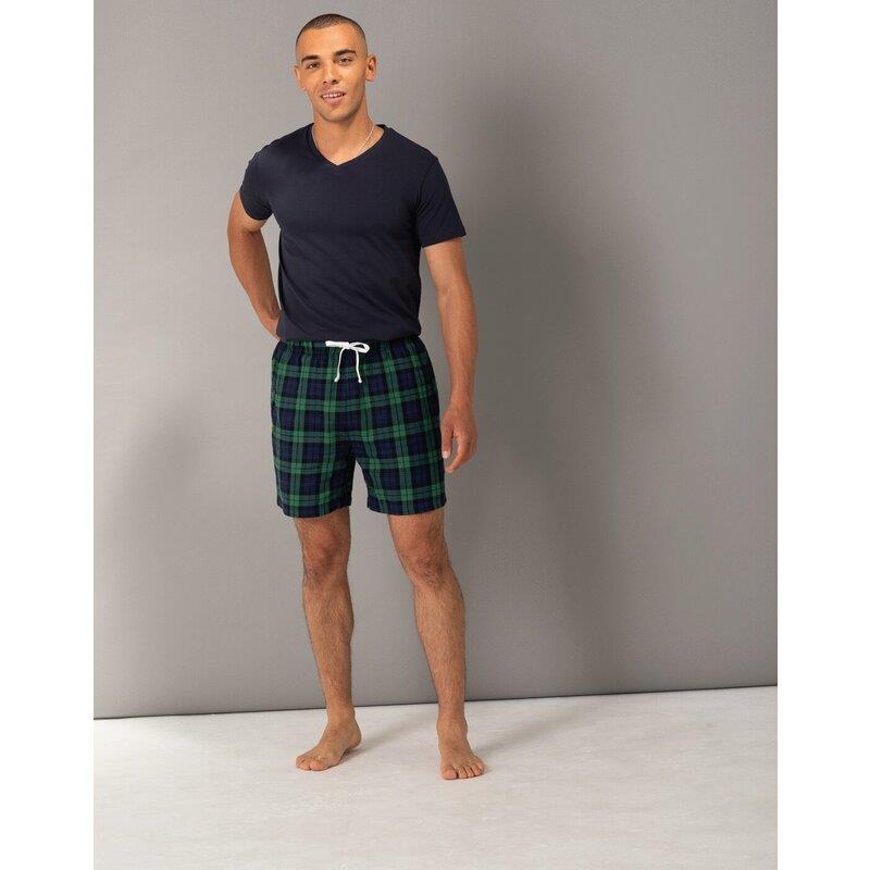 SF Clothing MENS TARTAN LOUNGE SHORTS