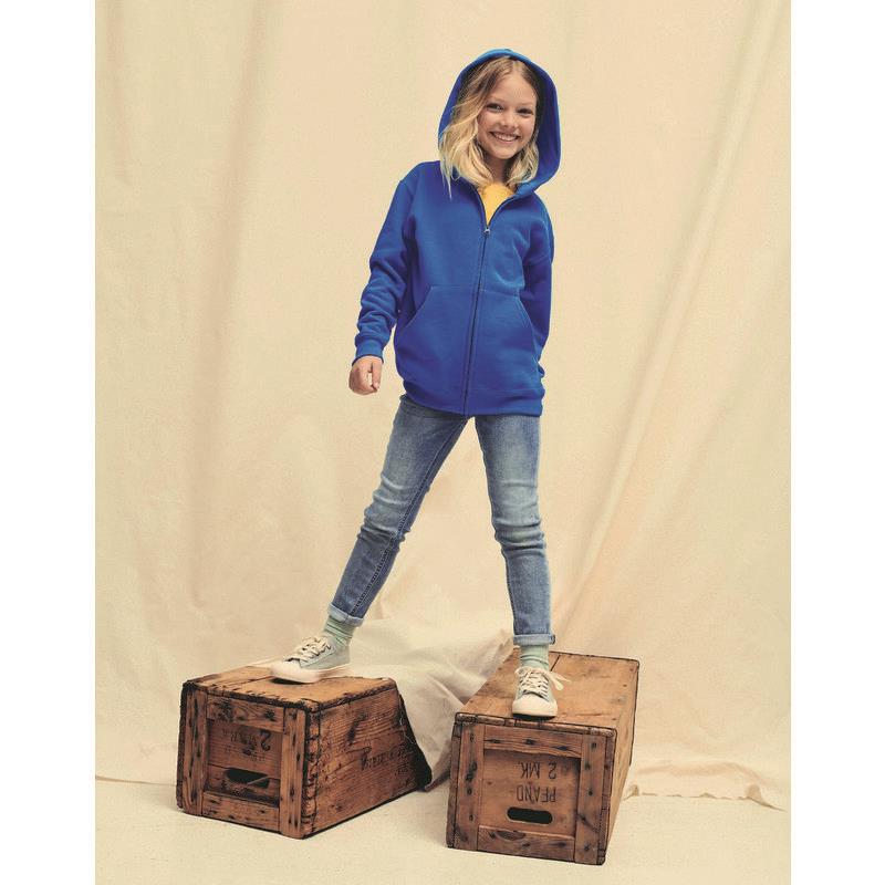 Fruit of the Loom KIDS CLASSIC HOODED SWEAT JKT