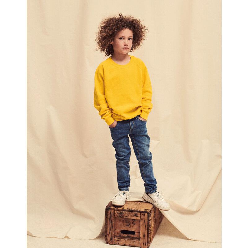 Fruit of the Loom KIDS CLASSIC RAGLAN SWEATSHIRT