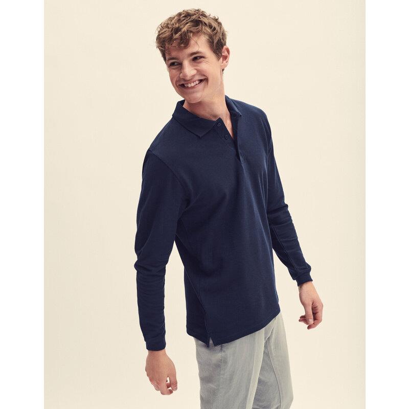 Fruit of the Loom PREMIUM LONG SLEEVE POLO SHIRT