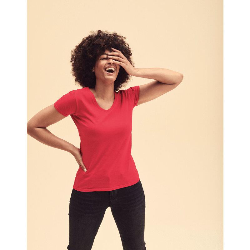 Fruit of the Loom LADIES VALUEWEIGHT V-NECK T