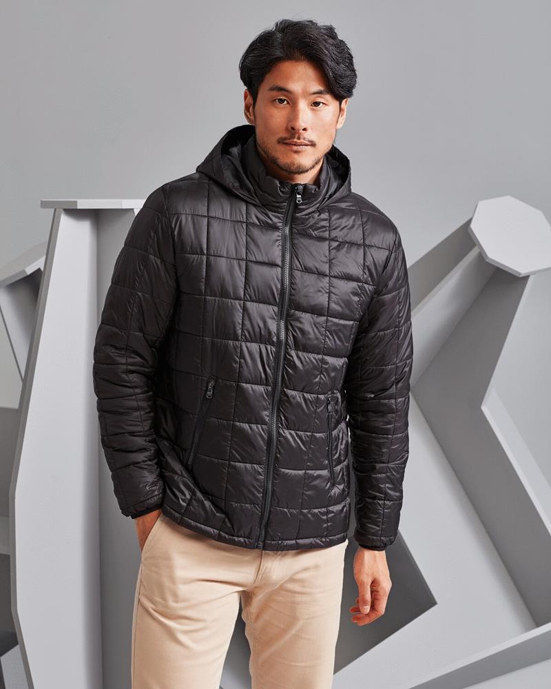 2786 BOX QUILT HOODED JACKET