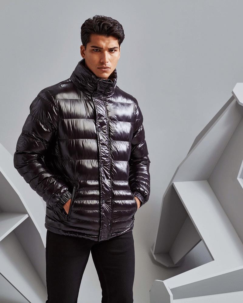 TS034M - SLOPER SHINY PADDED JACKET