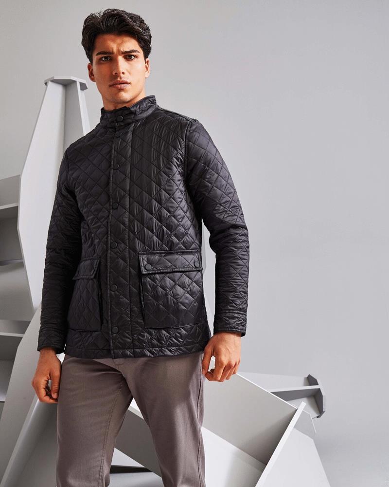 TS036M-QUARTIC QUILT JACKET