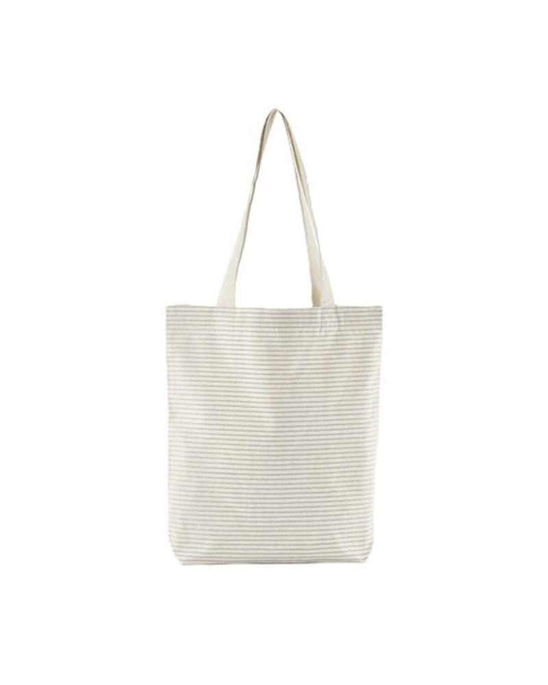 W251M - STRIPED ORGANIC COTTON TOTE
