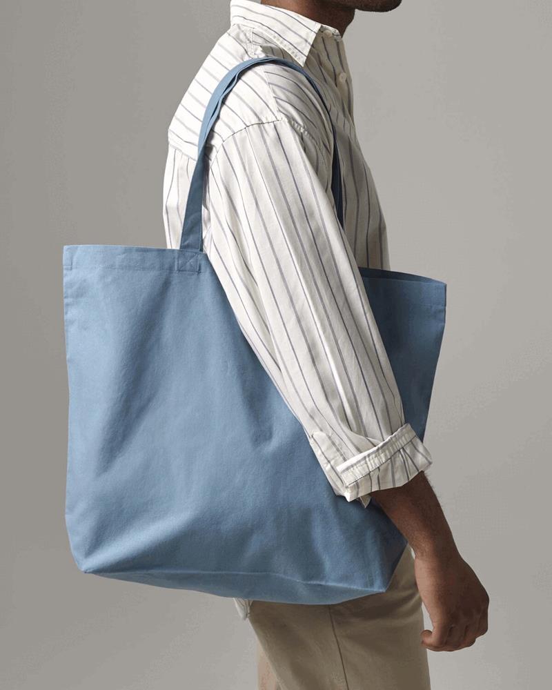 W285M - ORGANIC NATURAL DYED MAXI BAG FOR LIFE