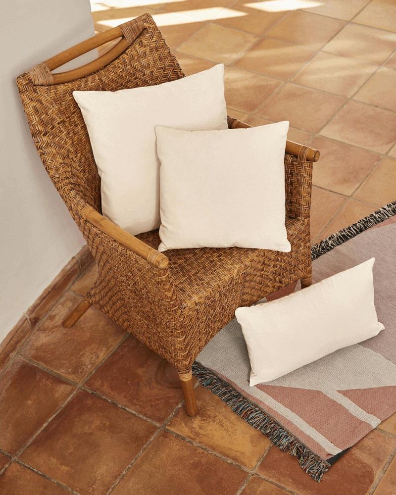 W350M - FAIRTRADE COTTON CANVAS CUSHION COVER